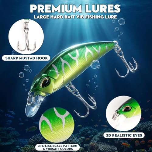 121Pcs Fishing Lures Kit