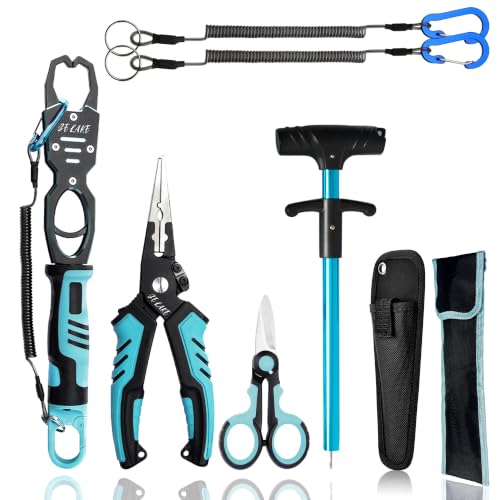 7 PCS Fishing Pliers Tool Kit (Blue)