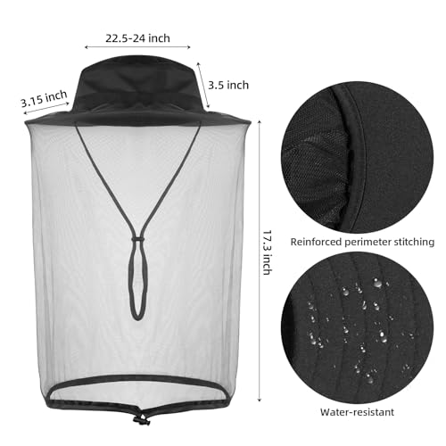 Mosquito Net Hat (7 1/8 / Black)