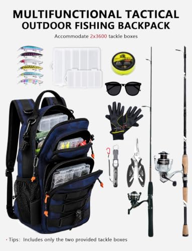 2 IN 1 Fishing Backpack