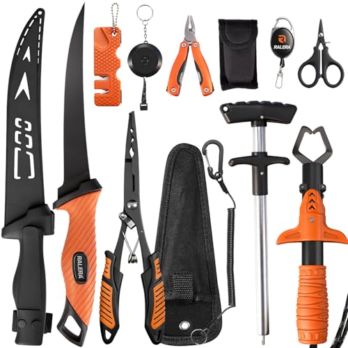 Fillet Knife Set for Beginner (9pc fishing tool kit)