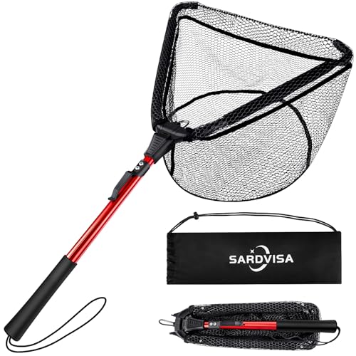 Upgraded Foldable Floating Fishing Net