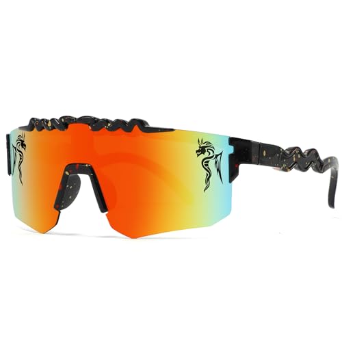 Two Sizes for Adult and Youth Cool Baseball Glasses Men Women Sunglasses Teen Boys Girls Kids Outdoor Sport Softball Eyewear (Vh-qa4 / Youth)