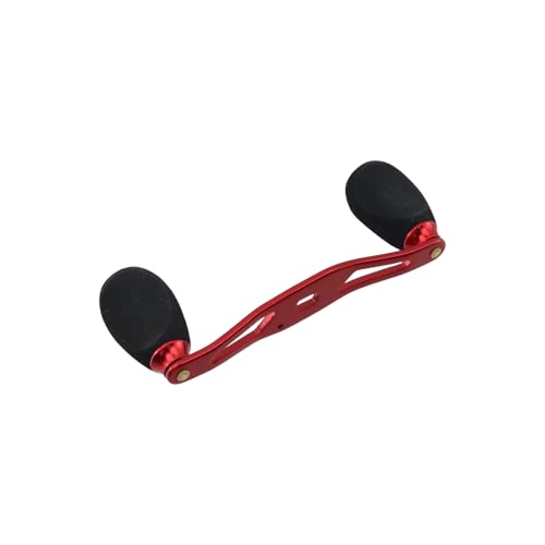 Fishing Baitcasting Reel Handle Replacement Parts (Red Black)