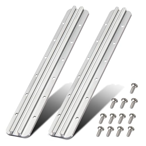Kayak Track Kayak Rail Accessories Mount for Fishing Rod (12 In)