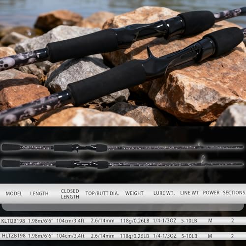 24 Ton Carbon & Fiberglass Spinning (A-KLTQB-6'6"-Casting)