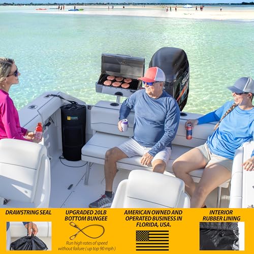 Portable Boat Trash Can (Black Full)
