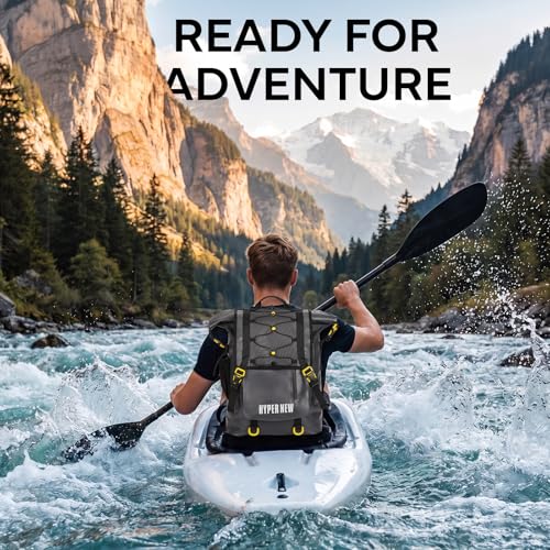 30L Dry Backpack Waterproof (Grey)