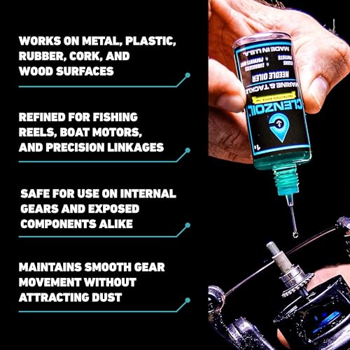 Fishing Reel Oil 2 Pack (2 x 1 oz Needle Oiler)