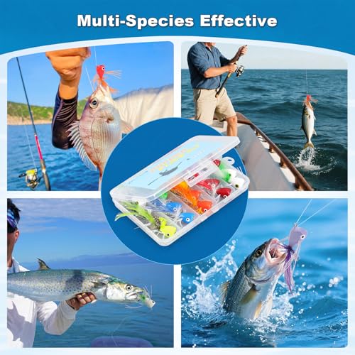 20Pcs Fly Fishing Popper Flies (20pcs Popper Flies Kit)